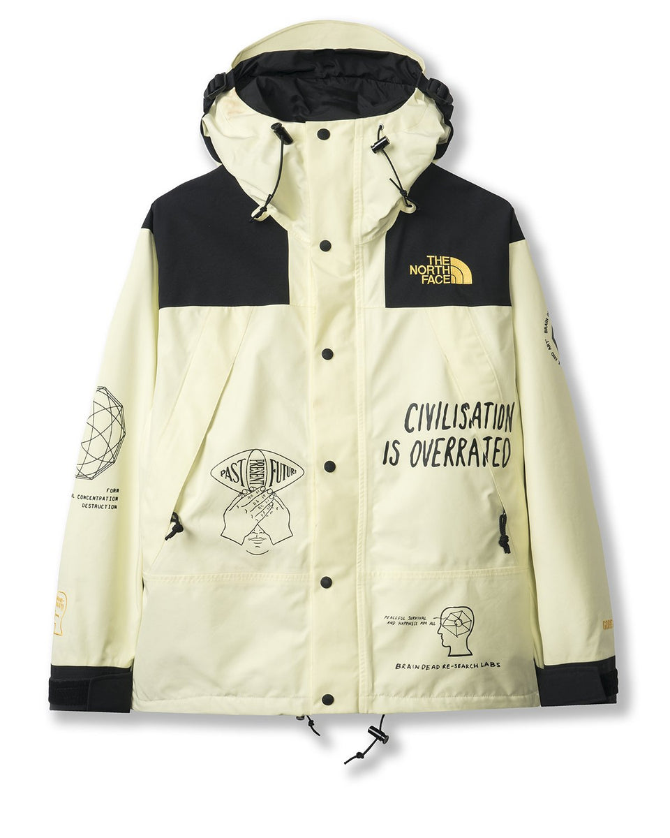 THE NORTH FACE てんてん Brain Dead x The North Face Mountain Jacket - Tender Yellow