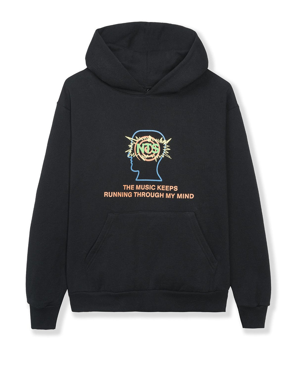 Your Brain Isn’t G*d – 14oz Black Hoodie Braindead__NTSHoodie_Black_Fro