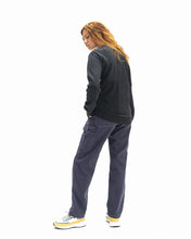 Load image into Gallery viewer, Men's Pony Long Sleeve Paneled Crewneck Sweatshirt A.P.C. x Brain Dead - Navy