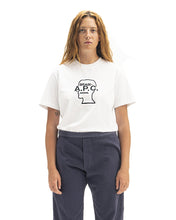 Load image into Gallery viewer, Men's Spooky Short Sleeve Jersey T-Shirt A.P.C. x Brain Dead - White