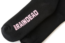 Load image into Gallery viewer, LOGO HEAD SOCKS - BLACK
