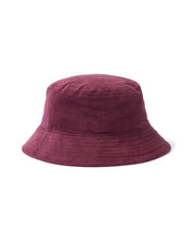 Load image into Gallery viewer, Corduroy Bucket Hat - Maroon
