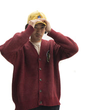 Load image into Gallery viewer, Sunshine Button Down Cardigan - Maroon
