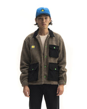 Load image into Gallery viewer, Sherpa Chore Coat - Brown/Black
