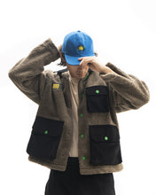 Load image into Gallery viewer, Sherpa Chore Coat - Brown/Black
