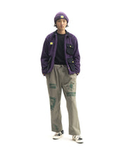 Load image into Gallery viewer, Sherpa Chore Coat - Purple/Navy

