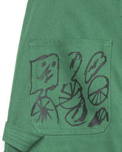 Load image into Gallery viewer, Hard/Software Velcro Printed Carpenter Pant - Forest Green
