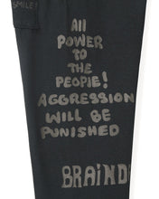 Load image into Gallery viewer, Tonal Type Print Sweatpants - Black
