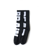 Load image into Gallery viewer, Vertical Type Socks - Black
