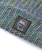 Load image into Gallery viewer, Logo Patch Beanie - Multi Purple/Green/Yellow
