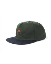 Load image into Gallery viewer, Bias Cut Twill Cord Logo Hat - Forest Green
