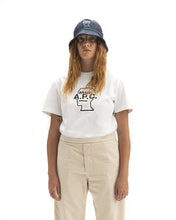 Load image into Gallery viewer, Men&#39;s Spooky Short Sleeve Jersey T-Shirt A.P.C. x Brain Dead - White
