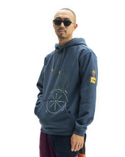 Load image into Gallery viewer, Brain Dead x The North Face Drop Shoulder PO Hoodie - Shady Blue

