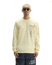 Load image into Gallery viewer, Brain Dead x The North Face Long Sleeve Tee - Tender Yellow
