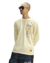 Load image into Gallery viewer, Brain Dead x The North Face Long Sleeve Tee - Tender Yellow
