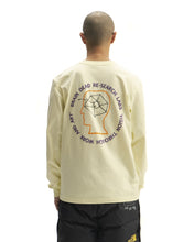 Load image into Gallery viewer, Brain Dead x The North Face Long Sleeve Tee - Tender Yellow
