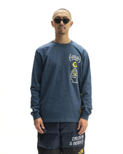 Load image into Gallery viewer, Brain Dead x The North Face Long Sleeve Tee - Shady Blue
