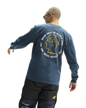 Load image into Gallery viewer, Brain Dead x The North Face Long Sleeve Tee - Shady Blue
