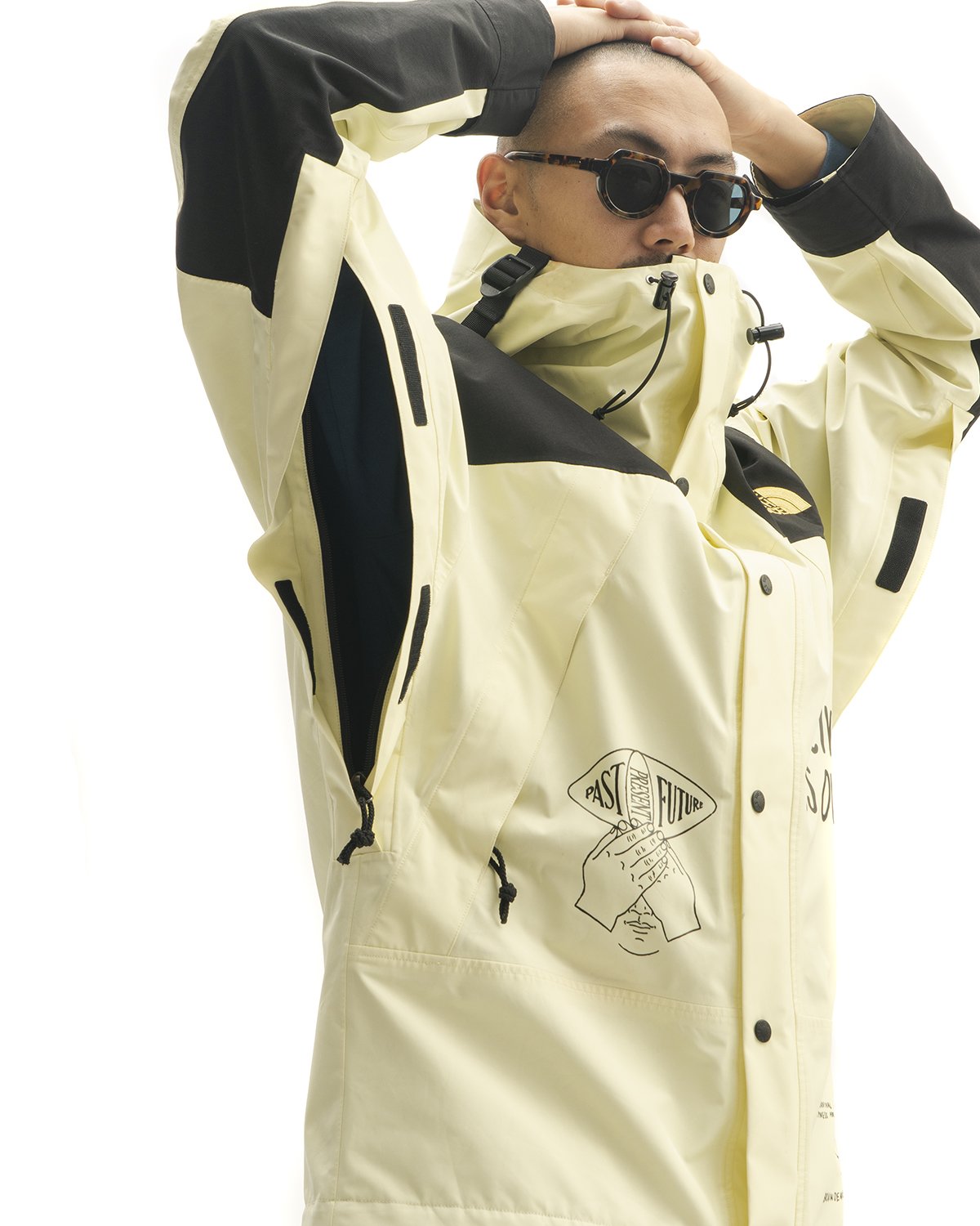 Brain Dead x The North Face Mountain Jacket - Tender Yellow