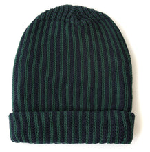 Load image into Gallery viewer, LOGO PATCH BEANIE - NAVY/FOREST
